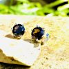 925 Sterling Silver Smokey Quartz Earrings